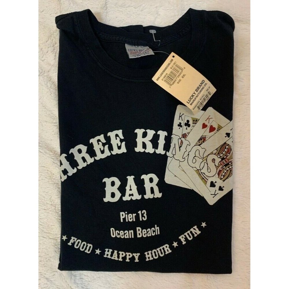 Lucky Brand Short Sleeve Cotton Knit-Wear Shirt